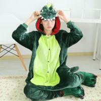 Кигуруми Зелёный Динозавр, для взрослых