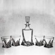  Подарочный набор для виски TWISTED 6 в 1, Графин-декантер, бокалы, форма для льда &quot;Сфера&quot;, для крепких напитков - Подарочный набор для виски TWISTED 6 в 1, Графин-декантер, бокалы, форма для льда "Сфера", для крепких напитков