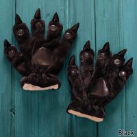 Перчатки для кигуруми Черные